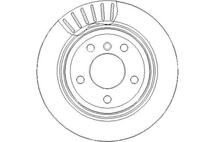 National Brake Disc - NBD1876