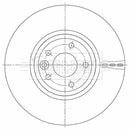 Borg & Beck Brake Disc Single Part No -BBD6115S