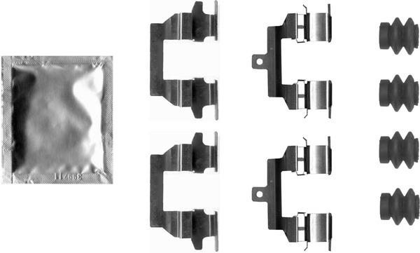 Textar Brake Pad Fitting Kit - 82549800