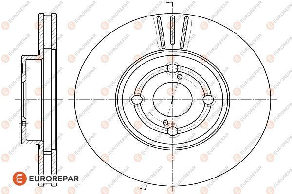 Eurorepar Brake Disc - 1622810480
