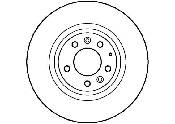 Disctech Brake Disc - Fits Honda, Mazda - ABD2188 - Front Axle