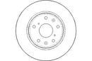 Disctech Brake Disc - Fits Renault, Suzuki - ABD3118 - Front Axle