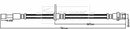 Borg & Beck Brake Hose Part No -BBH8198