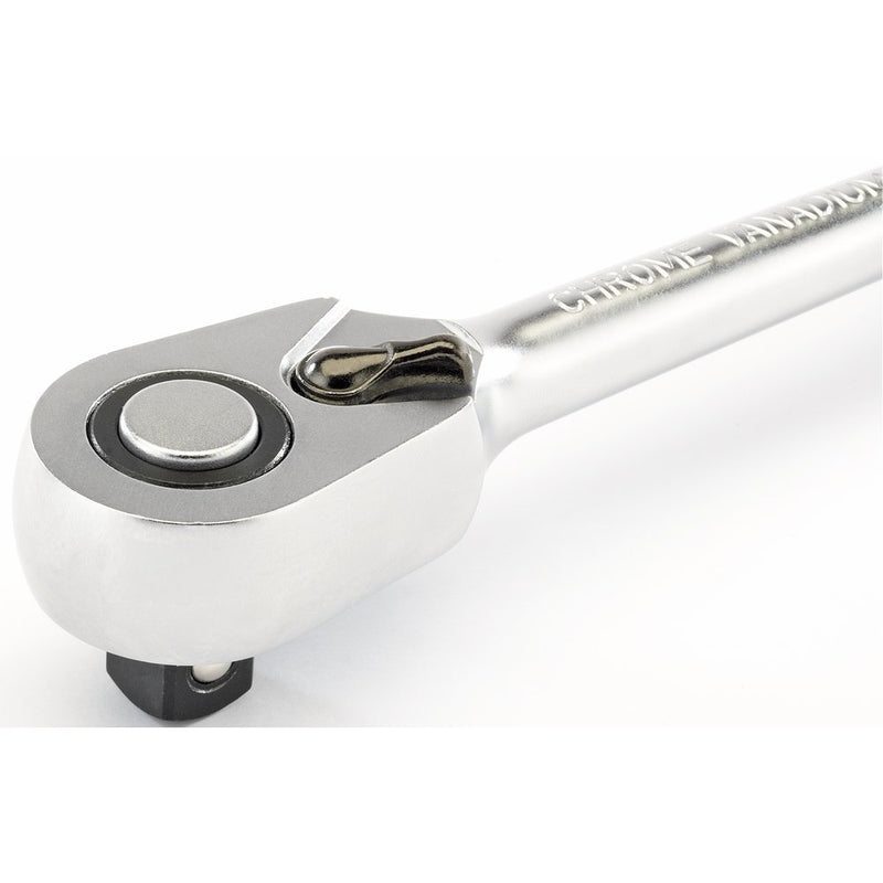 Soft Grip Reversible Ratchet, 1/2" Sq Dr, 72 Tooth