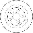 Disctech Brake Disc - Fits Peugeot - ABD3277 - Rear Axle