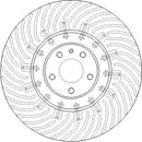 Disctech Brake Disc - Fits Audi - ABD4039 - Front Axle