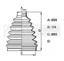First Line Cv Joint Boot Kit Part No -FCB6163