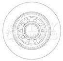 Key Parts Brake Disc Pair Part No -KBD4507