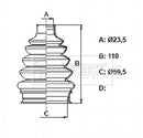 Borg & Beck Cv Joint Boot Kit Part No -BCB6382