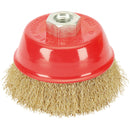 Draper 100mm Crimped CUP Brush M14 - 41445