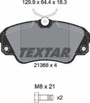Textar Brake Pad Set - 2136801