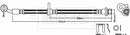 Borg & Beck Brake Hose Part No -BBH8157