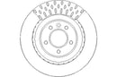 Disctech Brake Disc - Fits Land rover, Volvo - ABD3326 - Rear Axle