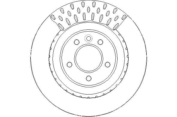 Disctech Brake Disc - Fits Land rover, Volvo - ABD3326 - Rear Axle