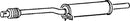 Klarius VW241G - Box With Centre Pipe  - Fits Volkswagen Polo 1.0i