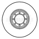 Borg & Beck Brake Disc Single Part No -BBD5902S