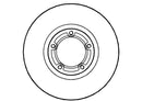 Disctech Brake Disc - Fits Ford - ABD3483 - Front Axle