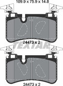 Textar Brake Pad Set - 2447301