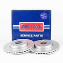 Borg & Beck Brake Disc Pair Part No -BBD5393