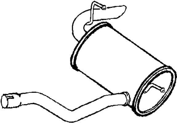 Klarius MZ524A - Box With Tail Pipe