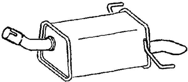 Klarius GM515V - Box With Tail Pipe