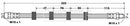 Borg & Beck Brake Hose Part No -BBH7378