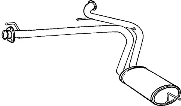 Klarius PG740J - Box With Tail Pipe  - Fits Citroen Relay 2.0HDi