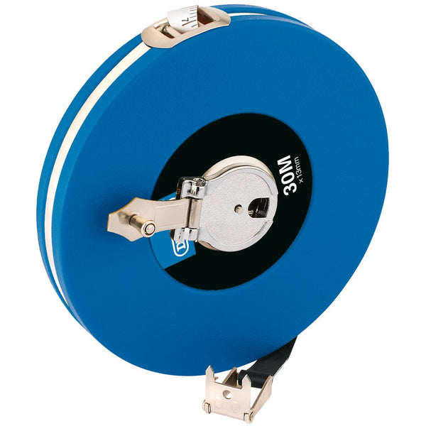 Fibreglass Measuring Tape, 30m/100ft x 13mm