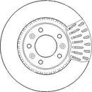 Disctech Brake Disc - Fits Citroën - ABD3251 - Rear Axle