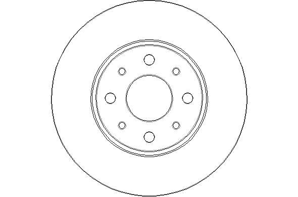 Disctech Brake Disc - Fits Alfa romeo - ABD3111 - Rear Axle