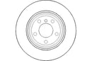 Disctech Brake Disc - Fits Bmw, Mercedes-benz - ABD3024 - Rear Axle