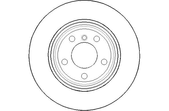 Disctech Brake Disc - Fits Bmw, Mercedes-benz - ABD3024 - Rear Axle