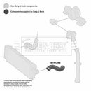Borg & Beck Turbo Hose Part No -BTH1366