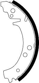 Mintex Brake Shoes fits -Lada MFR95 (also fits other vehicles)