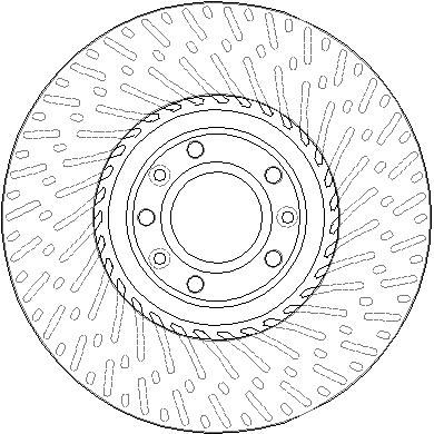 Disctech Brake Disc - Fits Opel - ABD3319 - Front Axle