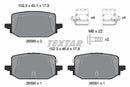 Textar Rear Brake Pad Set - 2658901