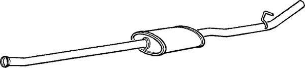 Klarius RN928L - Box With Centre Pipe  - Fits Renault Kangoo 1.2i