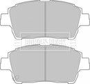 Borg & Beck Brake Pad Set - BBP1728