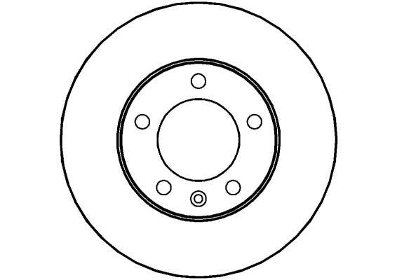 Disctech Brake Disc - Fits Kia, Nissan - ABD2101 - Front Axle