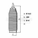 Borg & Beck Steering Gaiter Kit Part No -BSG3477