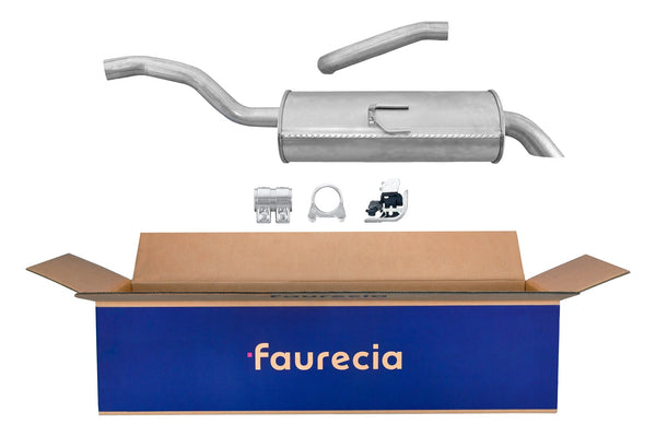 FAURECIA 8LD 366 034-911 Rear Muffler - Easy2Fit® Kit - fits RENAULT GRAND SCÉNIC III