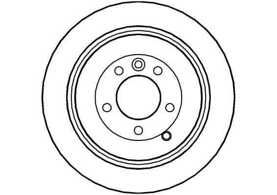 Disctech Brake Disc - Fits Daimler, Land rover - ABD2924 - Rear Axle