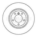 Borg & Beck Brake Disc Pair Part No -BBD5119