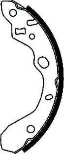 Mintex Brake Shoes fits -Mazda MFR503 (also fits other vehicles)