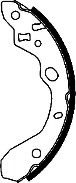 Mintex Brake Shoes fits -Mazda MFR503 (also fits other vehicles)