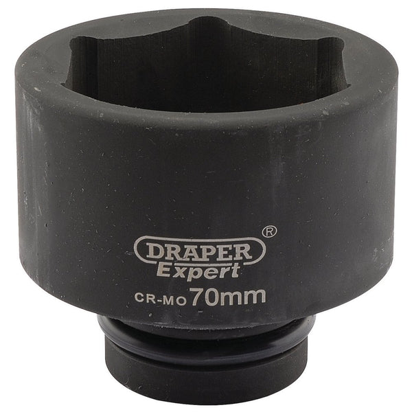 Expert HI-TORQ 6 Point Impact Socket, 1" Sq Dr, 70mm