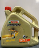 Brand New Castrol Power 1 4T 15W-50 Ss Bmw Motorcycle Engine Oil 4 Litre - 15044F