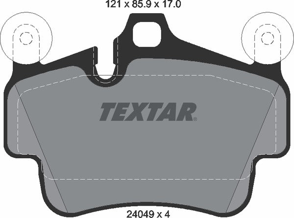 Textar Brake Pad Set - 2404903