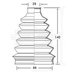 Borg & Beck Cv Joint Boot Kit Part No -BCB2339