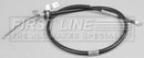First Line Brake Cable- LH Rear -FKB2444